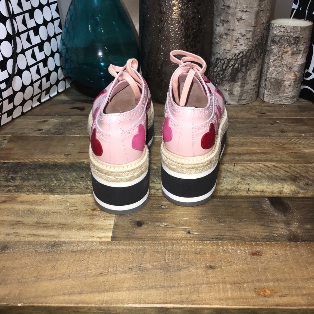 New Prada Leather Platform Brogues - Picture 7 of 8